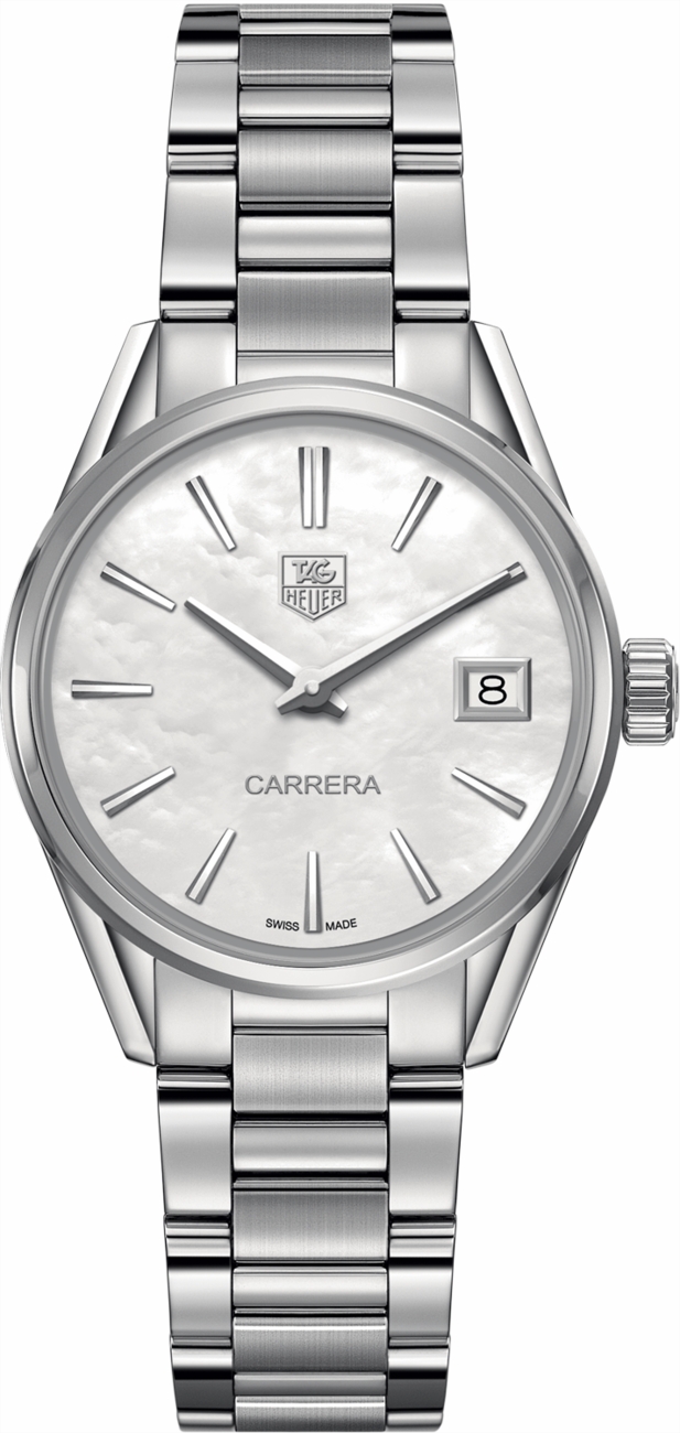 Tag Heuer Carrera Watches Ladies Mother of Pearl White Battery Operated Quartz WAR1311.BA0778 Watch
