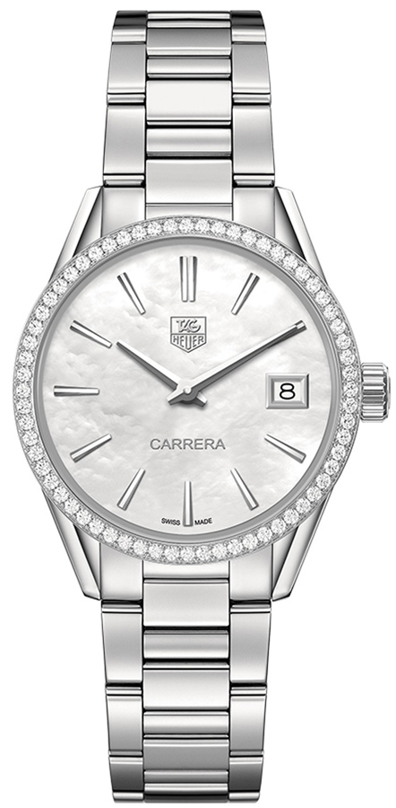 Tag Heuer Carrera Watches Ladies Mother of Pearl White Battery Operated Quartz WAR1315.BA0773 Watch
