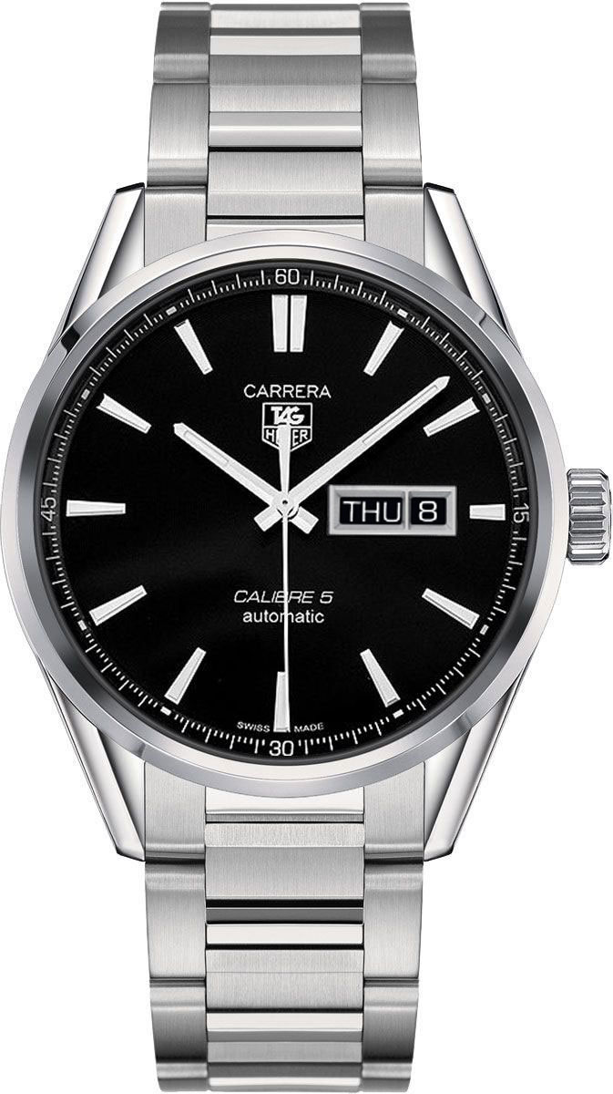 Tag Heuer Carrera Watches Mens Black Self winding Automatic WAR201A.BA0723 Watch