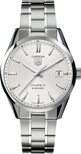 Tag Heuer Carrera Watches Mens Silver Self winding Automatic WAR211B-BA0787 Watch