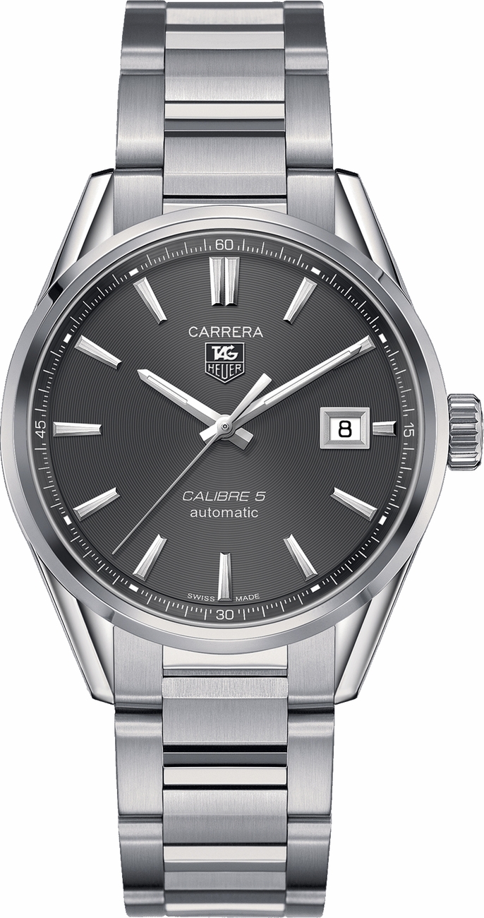 Tag Heuer Carrera Watches Mens Grey Self winding Automatic WAR211C.BA0782 Watch