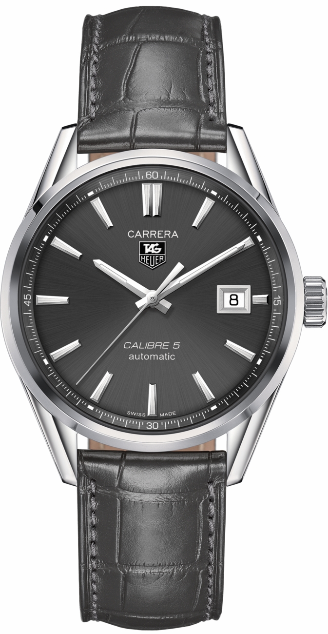 Tag Heuer Carrera Watches Mens Grey Self winding Automatic WAR211C.FC6336 Watch