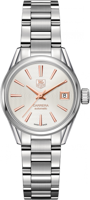 Tag Heuer Carrera Watches Ladies Silver Self winding Automatic WAR2412.BA0776 Watch