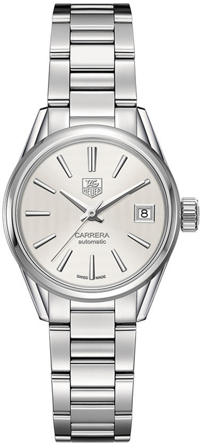 Tag Heuer Carrera Watches Ladies Azurage Imprinted Silver Self winding Automatic WAR2416.BA0770 Watch