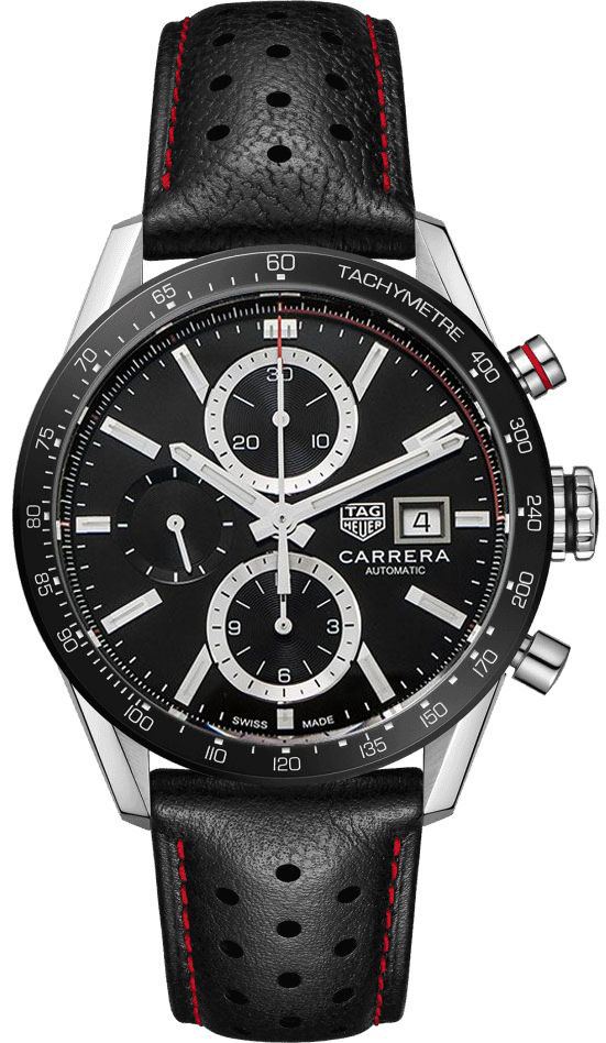 Tag Heuer Carrera Watches Mens Black Self winding Automatic CBM2110.FC6454 Watch