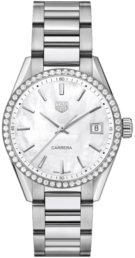 Tag Heuer Carrera Watches Ladies Mother of Pearl White Battery Operated Quartz WBK1316.BA0652 Watch