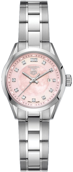 Tag Heuer Carrera Watches Ladies Pink Battery Operated Quartz WV1417-BA0793 Watch