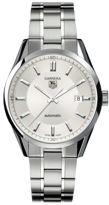 Tag Heuer Carrera Watches Mens Silver Self winding Automatic WV211A.BA0787 Watch