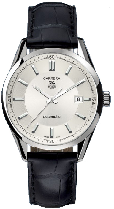 Tag Heuer Carrera Watches Mens Silver Self winding Automatic WV211A-FC6180 Watch