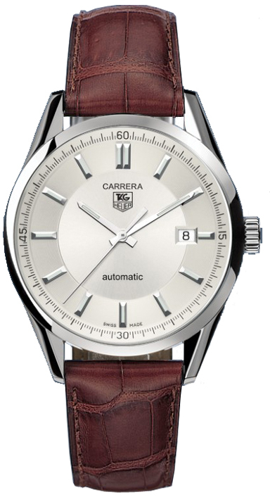 Tag Heuer Carrera Watches Mens Silver Self winding Automatic WV211A-FC6181 Watch
