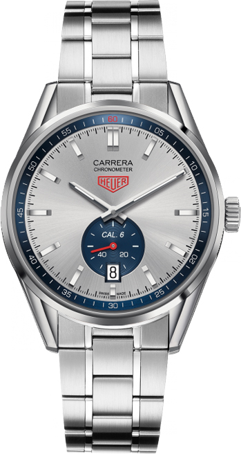 Tag Heuer Carrera Watches Silver Self winding Automatic Chronometer WV5111-BA0787 Watch
