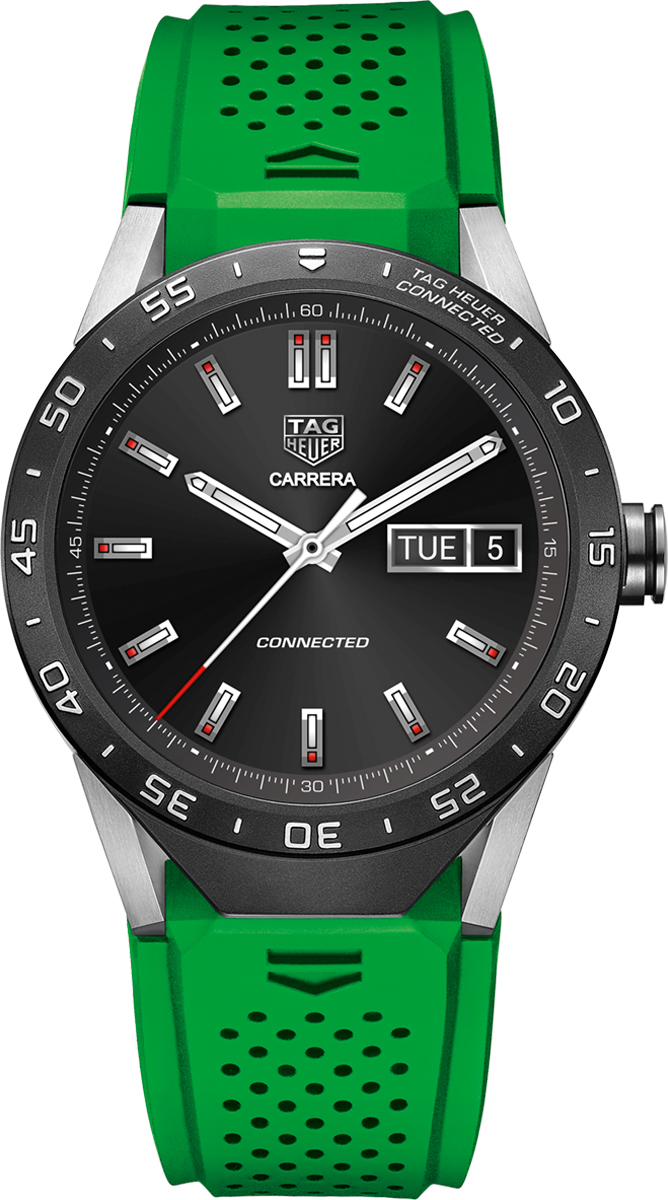 Tag Heuer Connected Watches Watches Mens Digital Battery Operated Quartz SAR8A80-FT6059 Watch
