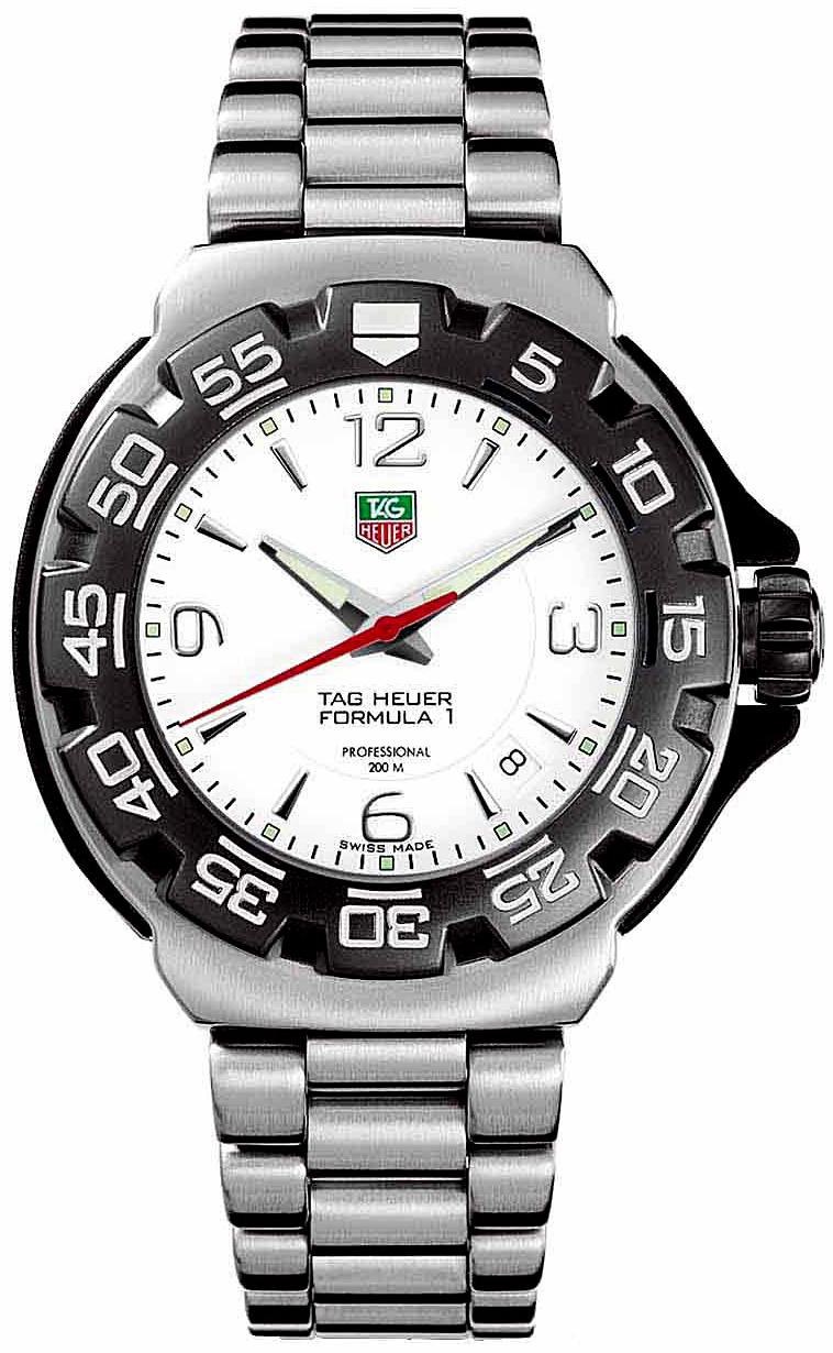 Tag Heuer Formula 1 Watches  White Battery Operated Quartz WAC1111-BA0850 Watch