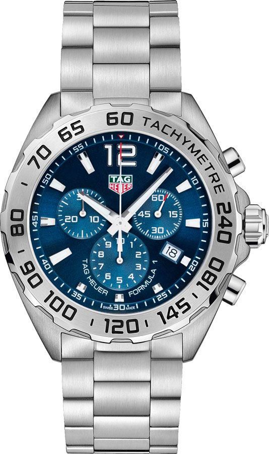Tag Heuer Formula 1 Watches Mens Brushed Sunray Blue Battery Operated Quartz CAZ101K.BA0842 Watch
