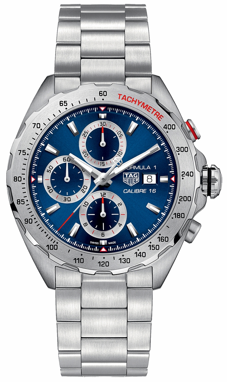 Tag Heuer Formula 1 Watches Mens Brushed Sunray Blue Self winding Automatic CAZ2015.BA0876 Watch