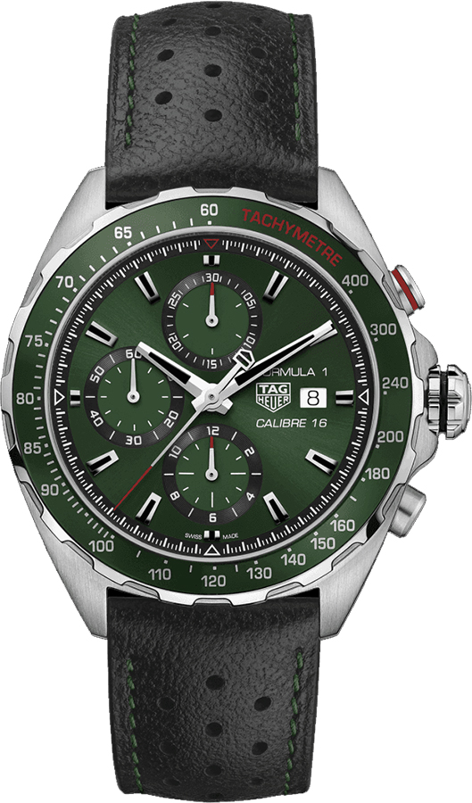 Tag Heuer Formula 1 Watches Mens Green Self winding Automatic CAZ2016.FC6473 Watch