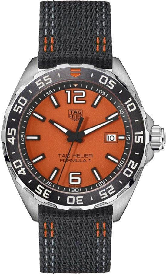 Tag Heuer Formula 1 Watches Mens Orange Battery Operated Quartz WAZ101A-FC8305 Watch