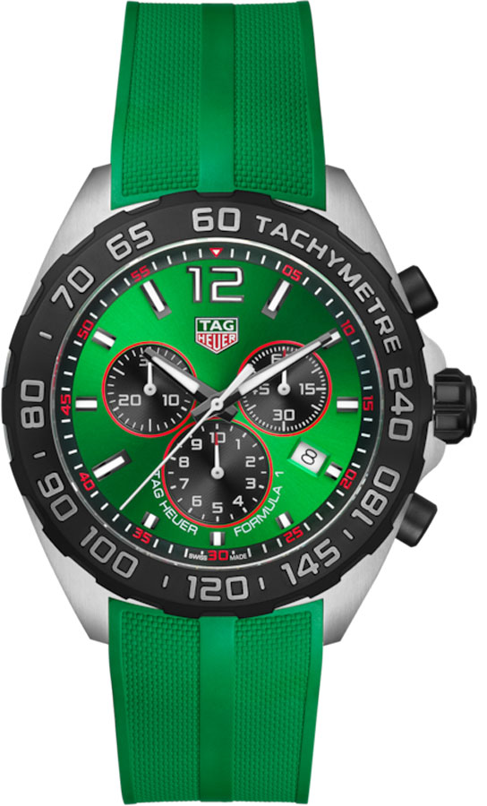 Tag Heuer Formula 1 Watches Mens Green Battery Operated Quartz CAZ101AP.FT8056 Watch