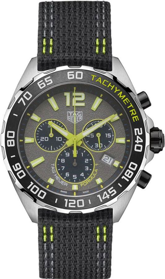 Tag Heuer Formula 1 Watches Mens Grey Textured Battery Operated Quartz CAZ101AG-FC8304 Watch
