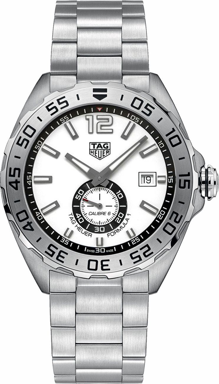 Tag Heuer Formula 1 Watches Mens White Self winding Automatic WAZ2013.BA0842 Watch