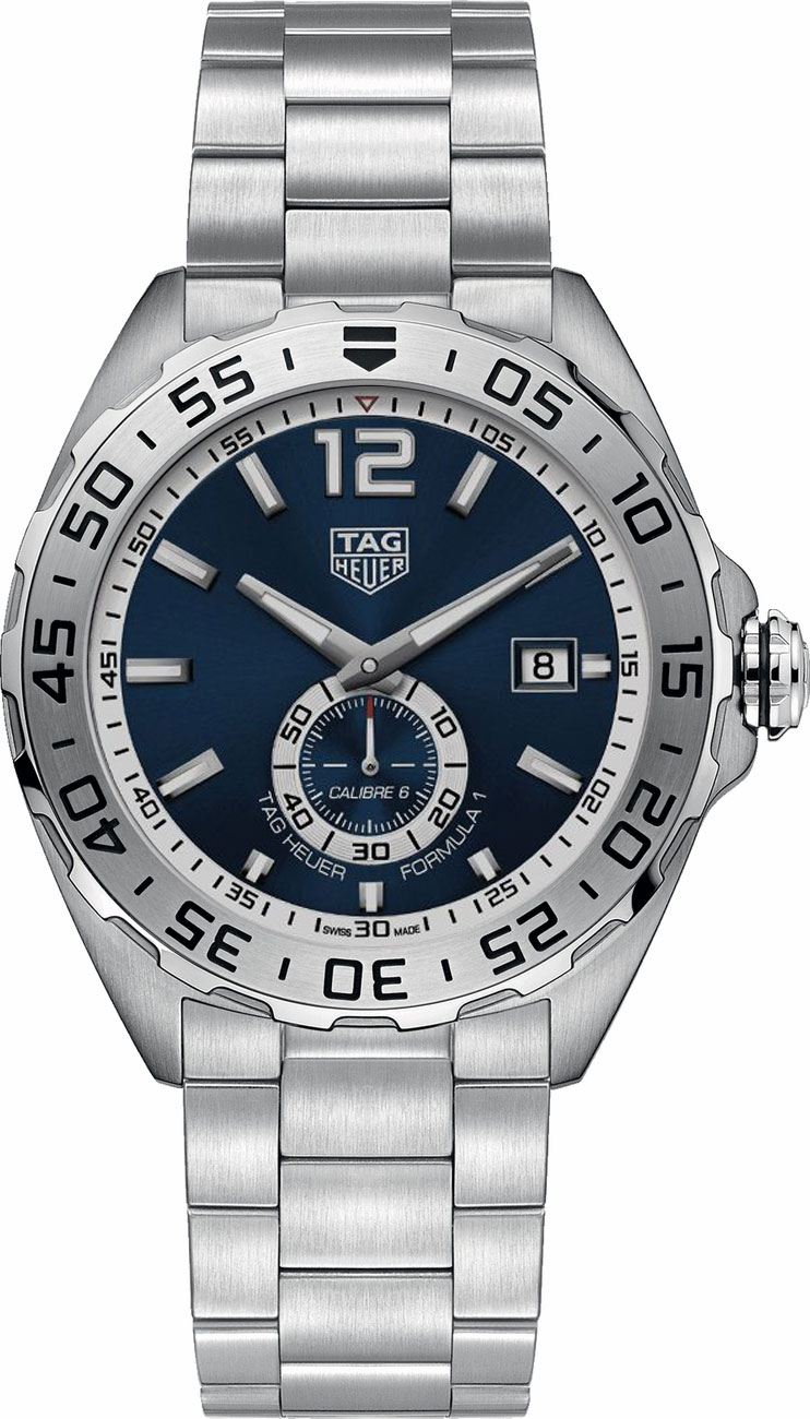Tag Heuer Formula 1 Watches Mens Brushed Sunray Blue Self winding Automatic WAZ2014.BA0842 Watch