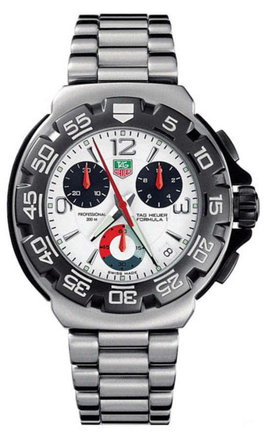 Tag Heuer Formula 1 Watches Mens Silver Battery Operated Quartz CAC1111-BA0850 Watch