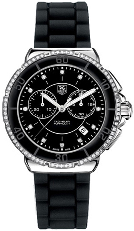 Tag Heuer Formula 1 Watches  Black Dial Set with Diamonds Battery Operated Quartz CAH1212-BT0705 Watch