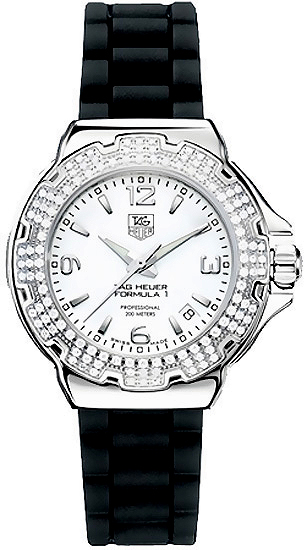 Tag Heuer Formula 1 Watches White Battery Operated Quartz WAC1215-BT0711 Watch
