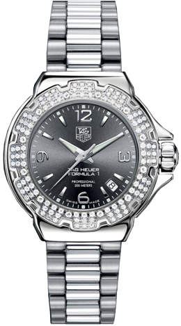 Tag Heuer Formula 1 Watches  Grey Battery Operated Quartz WAC1218-BA0852 Watch