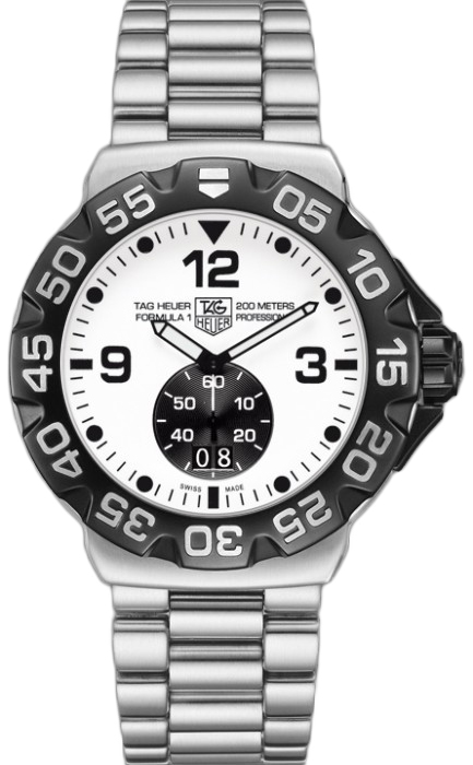Tag Heuer Formula 1 Watches White Battery Operated Quartz WAH1011-BA0854 Watch