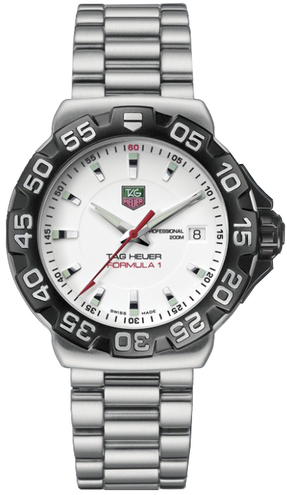 Tag Heuer Formula 1 Watches Mens White Battery Operated Quartz WAH1111.BA0850 Watch