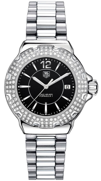 Tag Heuer Formula 1 Watches  Black 
Battery Operated Quartz WAH1217.BA0852 Watch