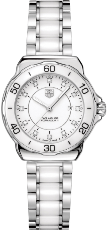 Tag Heuer Formula 1 Watches White Battery Operated Quartz WAH1315.BA0868 Watch