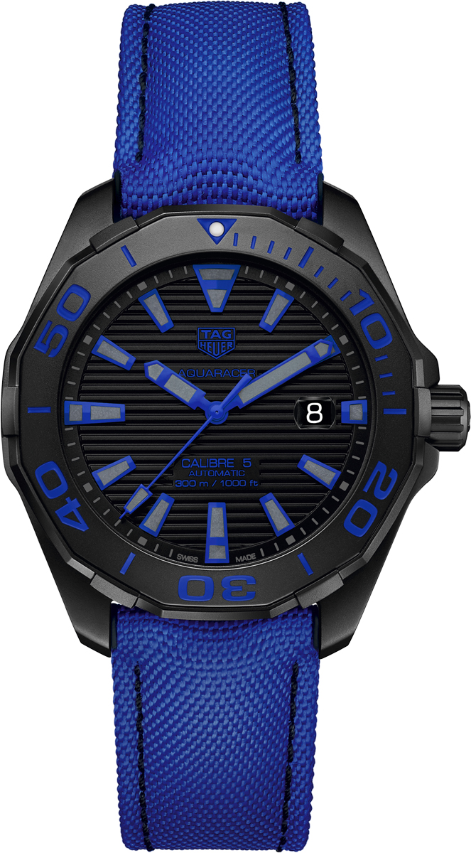 Tag Heuer Aquaracer Watches Mens Black Self winding Automatic WAY208B.FC6382 Watch