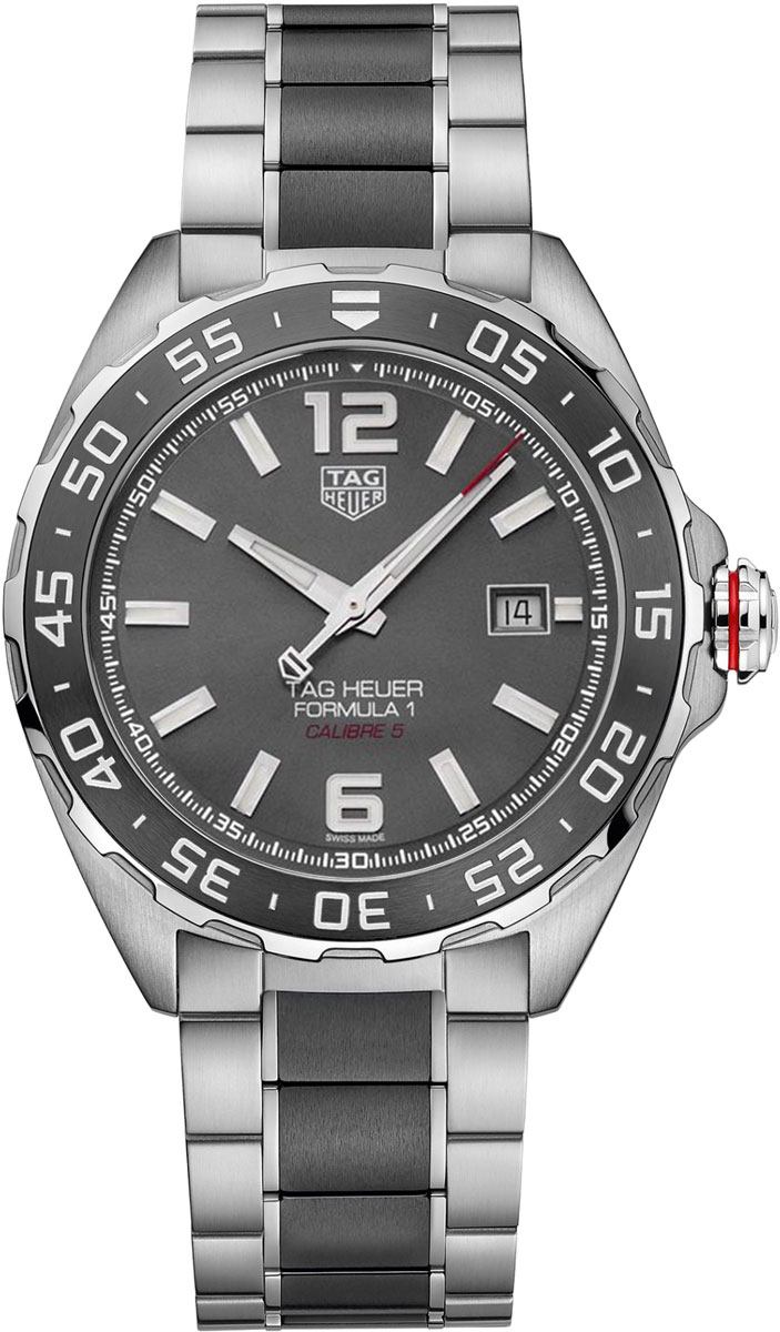 Tag Heuer Formula 1 Watches Mens Grey Self winding Automatic WAZ2011.BA0843 Watch