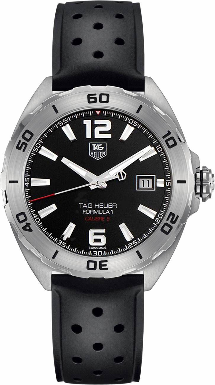 Tag Heuer Formula 1 Watches Mens Black Self winding Automatic WAZ2113.FT8023 Watch