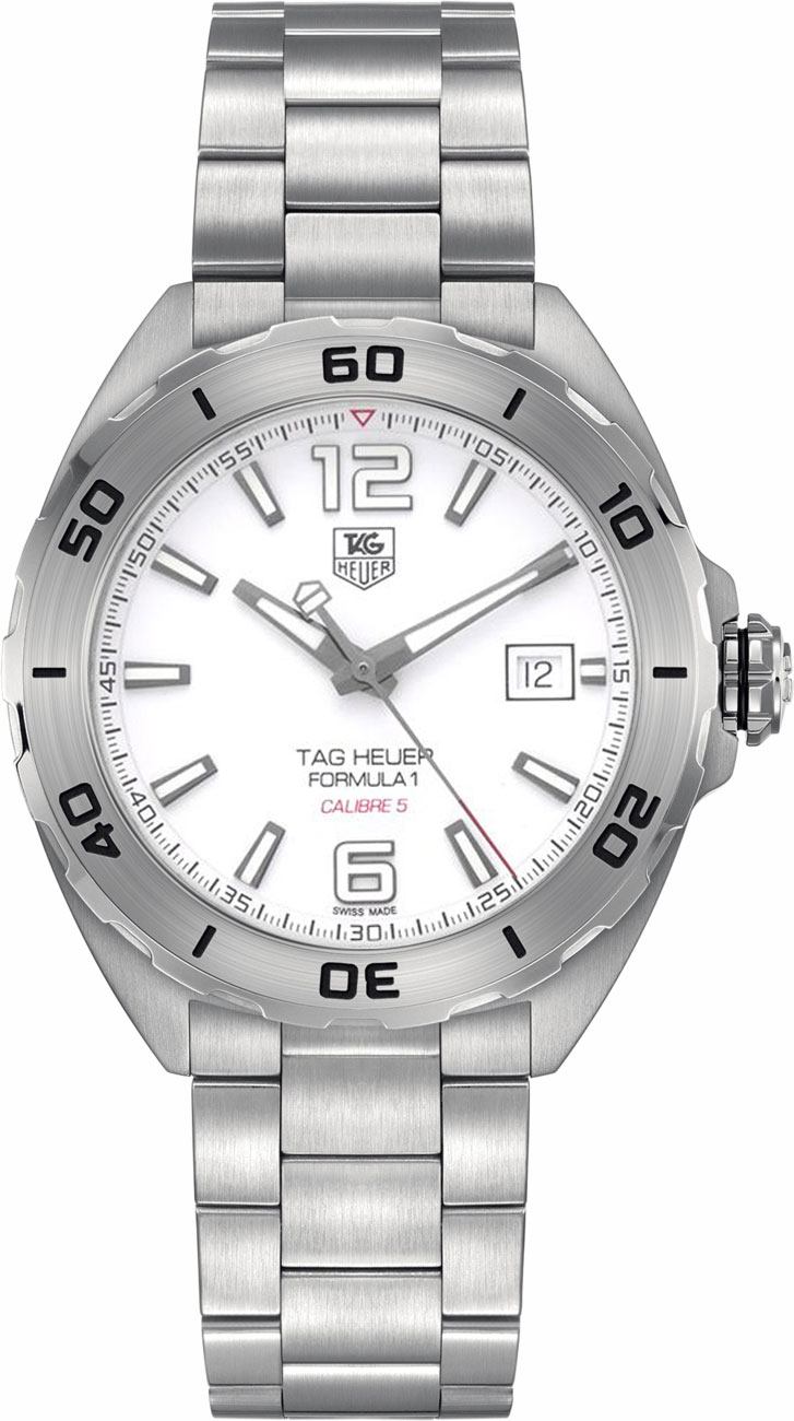 Tag Heuer Formula 1 Watches  White Self winding Automatic WAZ2114.BA0875 Watch