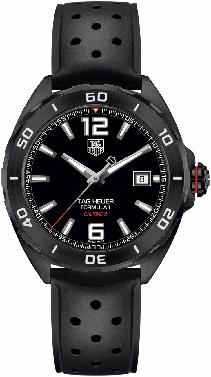 Tag Heuer Formula 1 Watches Mens Black Self winding Automatic WAZ2115.FT8023 Watch
