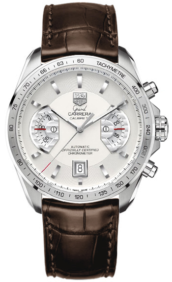 Tag Heuer Grand Carrera Watches Mens Black Self winding Automatic Chronometer CAV511B-FC6231 Watch