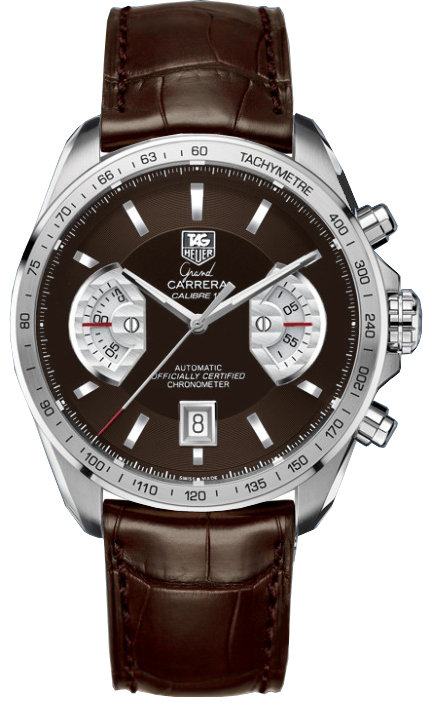 Tag Heuer Grand Carrera Watches Mens Black Self winding Automatic Chronometer CAV511E-FC6231 Watch
