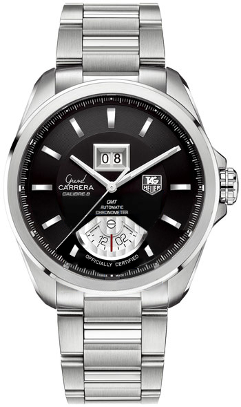 Tag Heuer Grand Carrera Watches Mens Black Self winding Automatic Chronometer WAV5111-BA0901 Watch