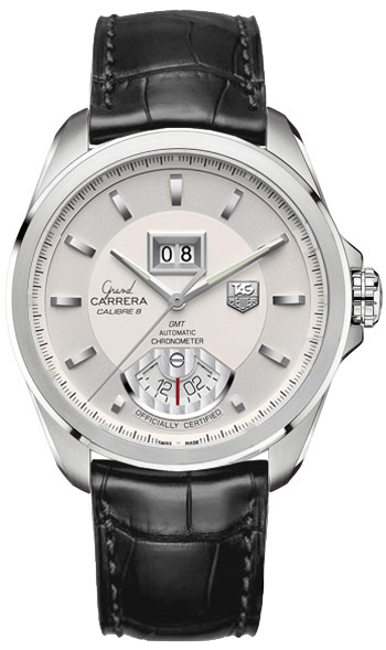 Tag Heuer Grand Carrera Watches Mens Silver Self winding Automatic Chronometer WAV5112-FC6225 Watch