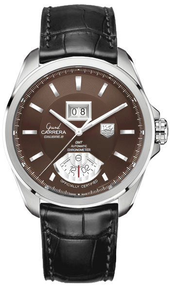 Tag Heuer Grand Carrera Watches Mens Brown Self winding Automatic Chronometer WAV5113-FC6225 Watch