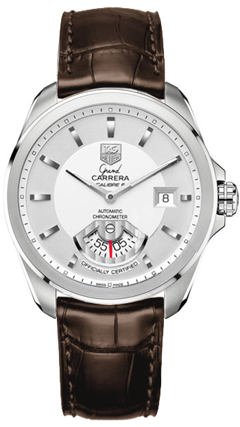 Tag Heuer Grand Carrera Watches Mens Silver Self winding Automatic Chronometer WAV511B.FC6230 Watch