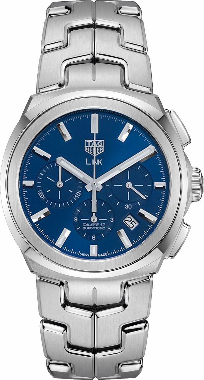 Tag Heuer Link Watches Mens Brushed Sunray Blue Self winding Automatic CBC2112.BA0603 Watch
