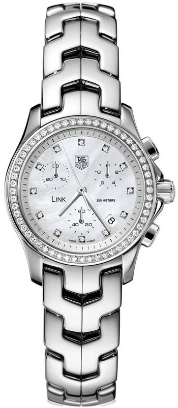 Tag Heuer Link Watches Ladies Pearl White
Battery Operated Quartz CJF1314.BA0580 Watch