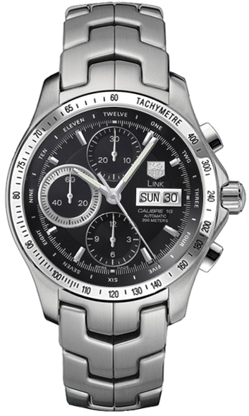 Tag Heuer Link Watches Mens Black Self winding Automatic CJF211A-BA0594 Watch