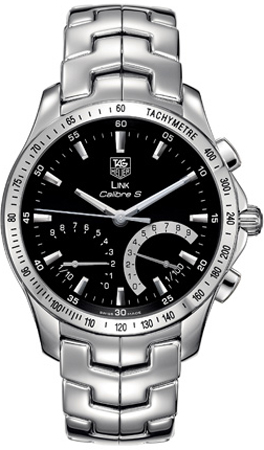 Tag Heuer Link Watches Mens Black Hybrid Electro Mechanical CJF7112-BA0596 Watch