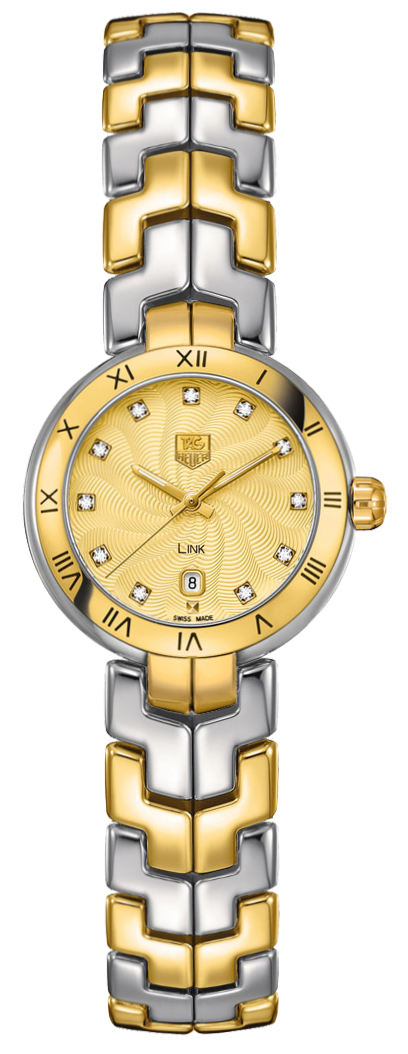Tag Heuer Link Watches Ladies Champagne Battery Operated Quartz WAT1451-BB0955 Watch