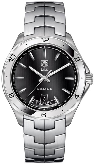 Tag Heuer Link Watches Mens Black Self winding Automatic WAT2010.BA0951 Watch